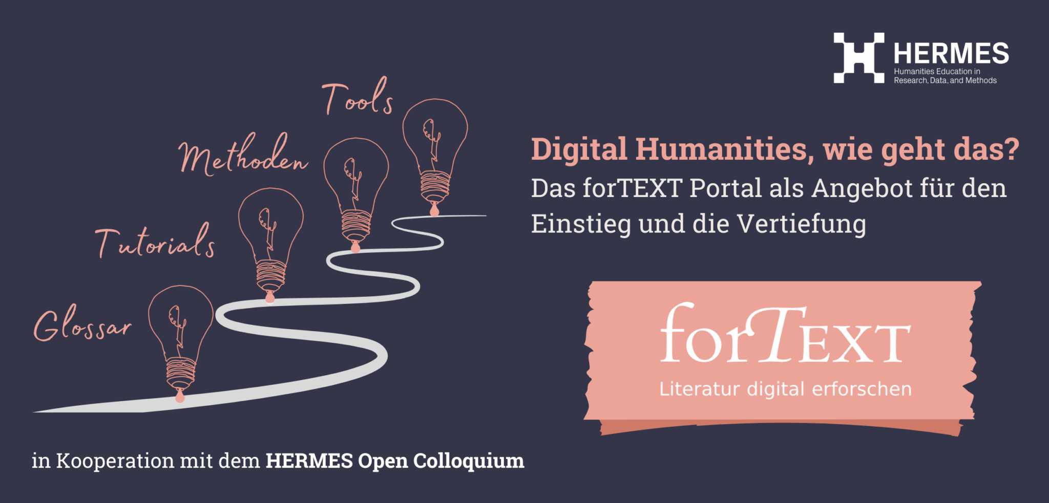 Digital Humanities, wie geht das?