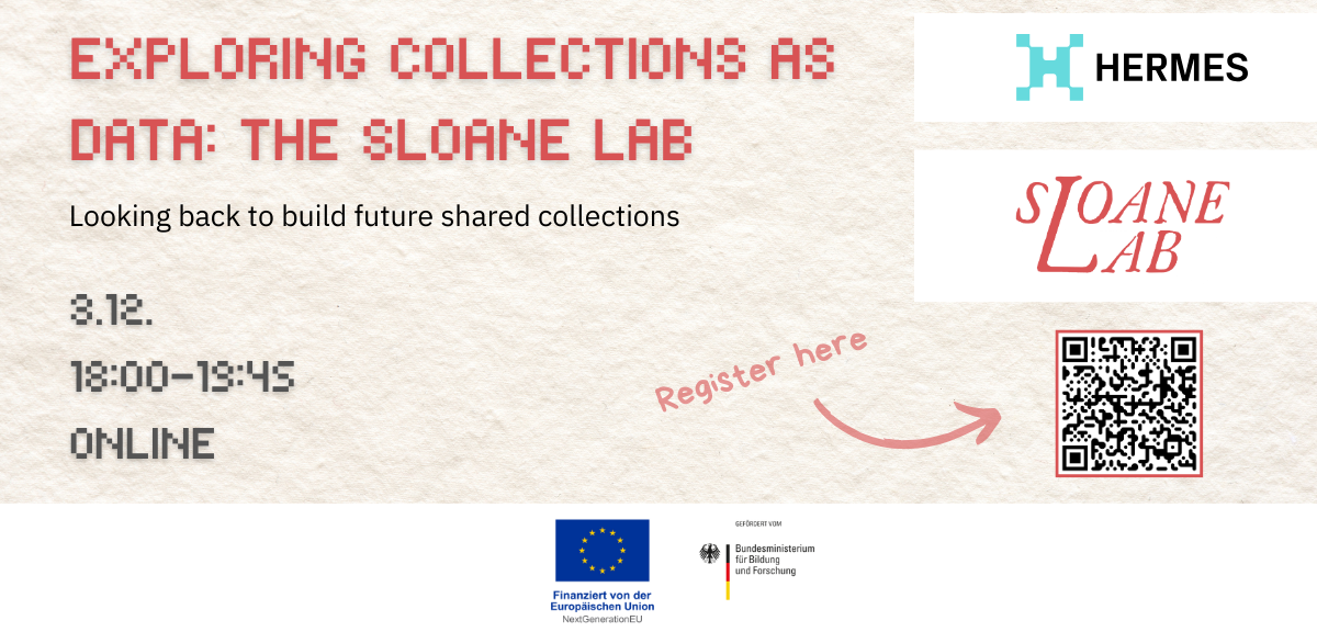 Exploring collections as data: the Sloane Lab